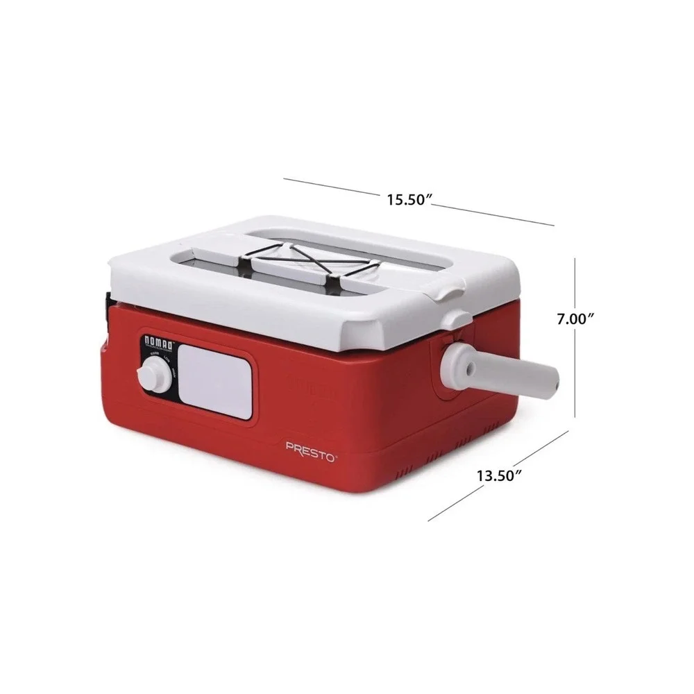 Presto Nomad Traveling 6-Quart Slow Cooker (Red) 06011